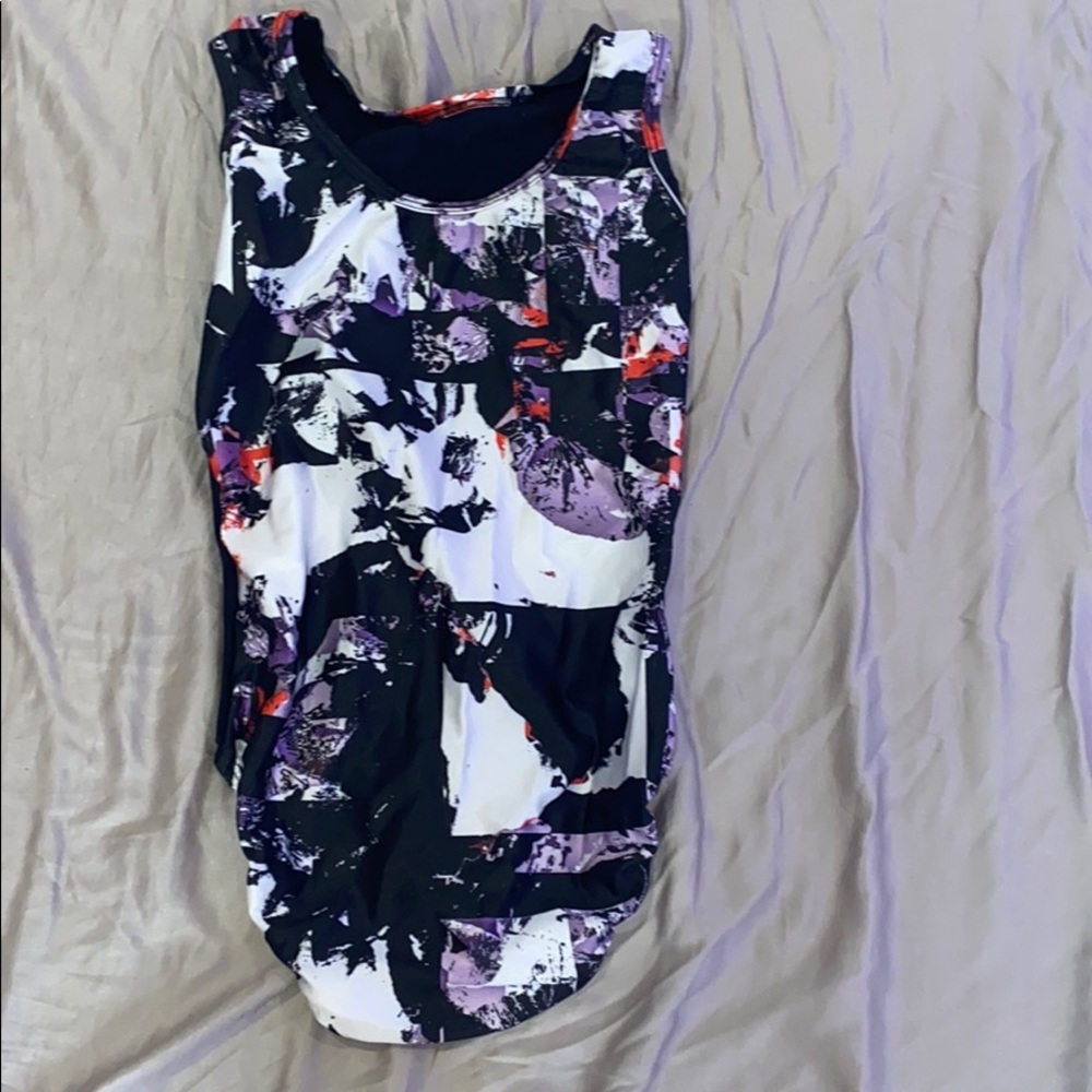 Plum gymnastics leotard